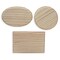 Set of 3 Unfinished Unpainted Wooden Cutouts DIY Craft Shapes 5.15 Inches